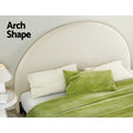 Artiss KING Bed Head Headboard Boucle Grey White 80cm