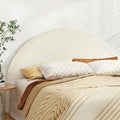 Artiss KING Bed Head Headboard Boucle Grey White 80cm