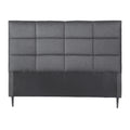 Artiss Bed Headboard Double Bedhead Linen Fabric Charcoal