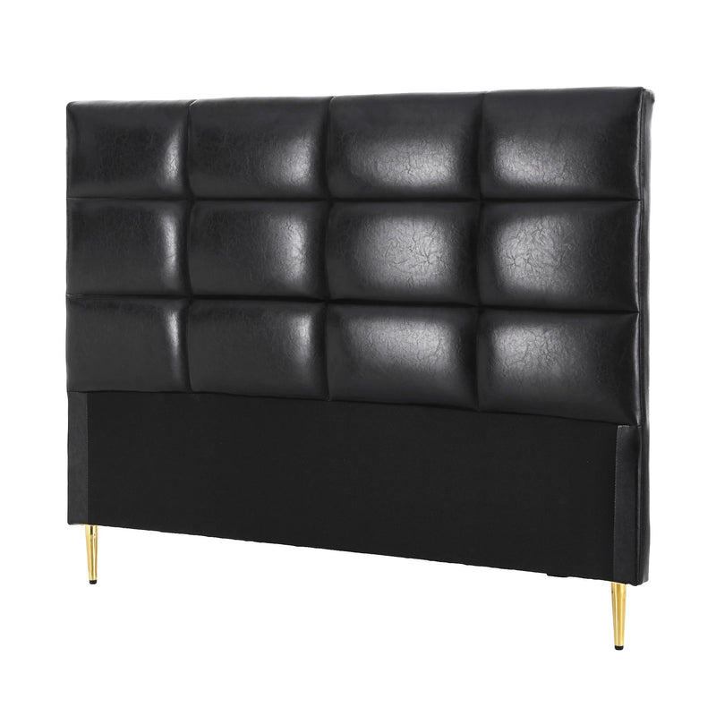 Artiss Bed Headboard Queen Bedhead PU Leather Black