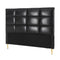 Artiss Bed Headboard Queen Bedhead PU Leather Black