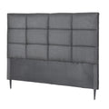 Artiss Bed Headboard Queen Bedhead Linen Fabric Charcoal