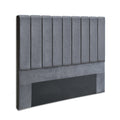 Artiss DOUBLE Bed Head Headboard Velvet Grey