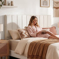 Artiss KING Bed Head Headboard 183cm Beige Linen