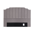 Artiss KING Bed Headboard 183CM Velvet Grey