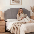 Artiss KING Bed Headboard 183CM Velvet Grey