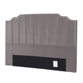 Artiss KING Bed Headboard 183CM Velvet Grey