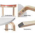 Keezi 3 Piece Kids Table Chairs Set Activity Play Desk Toy