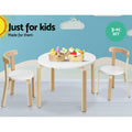 Keezi 3 Piece Kids Table Chairs Set Activity Play Desk Toy