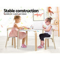 Keezi 3 Piece Kids Table Chairs Set Activity Play Desk Toy