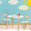 Keezi 3 Piece Kids Table Chairs Set Activity Play Desk Toy