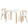 Keezi 3 Piece Kids Table Chairs Set Activity Play Desk Toy