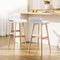 Artiss 2x Bar Stools Wooden White