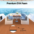 Seamanship EVA Foam Boat Flooring Mat 240x90cm Dark Brown