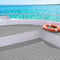 Seamanship EVA Foam Boat Flooring Deck Mat 240x90cm 6mm Diamond Light Grey