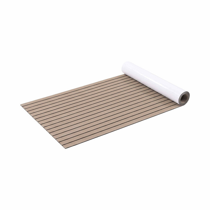 Seamanship Boat Flooring, EVA Foam Decking Mat, 240x90cm, Taupe