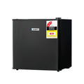 Devanti 48L Bar Fridge Black Glass Door Cooler