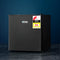 Devanti 48L Bar Fridge Black Glass Door Cooler