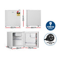 Devanti 48L Bar Fridge White Bench Top Counter