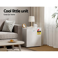 Devanti 48L Bar Fridge White Bench Top Counter