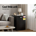 Devanti 70L Bar Fridge Black Bench Top Drinks Cooler