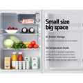 Devanti 70L Mini Bar Fridge White Portable Cooler