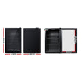 Devanti 70L Bar Fridge Glass Door Black Light