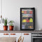 Devanti 70L Bar Fridge Glass Door Black Light