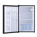 Devanti 110L Bar Fridge Black Bench Top Glass Door