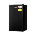 Devanti 95L Bar Fridge Black Glass Door Compact