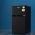 Devanti 85L Bar Fridge Freezer Black Mini Refrigerator