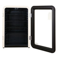 LUVIMO 130L Bar Fridge Mini Refrigerator Glass Door Aesthetics Cooler