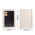 LUVIMO 70L Bar Fridge Mini Refrigerator Glass Door Aesthetics Cooler