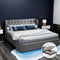 Artiss KING Bed Frame Gas Lift Storage Grey