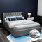 Artiss QUEEN Bed Frame Gas Lift Storage Grey ISSA