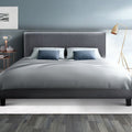 Artiss Bed Frame DOUBLE Size Grey NEO