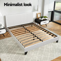 Artiss DOUBLE Bed Frame White NEO Metal Platform