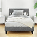 Artiss Bed Frame KING SINGLE Grey NEO