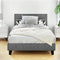 Artiss Bed Frame KING SINGLE Grey NEO