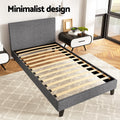 Artiss Bed Frame KING SINGLE Grey NEO