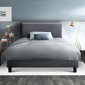 Artiss Bed Frame KING SINGLE Grey NEO