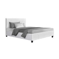 Artiss KING SINGLE Bed Frame White NEO