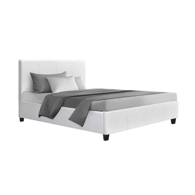 Artiss KING SINGLE Bed Frame White NEO