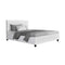 Artiss KING SINGLE Bed Frame White NEO