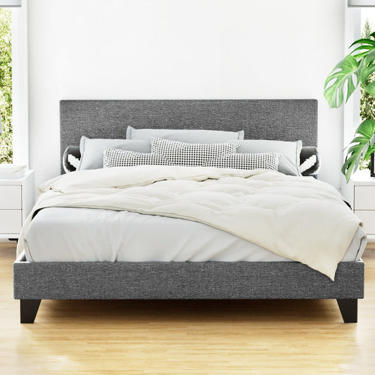 Artiss QUEEN Bed Frame Grey NEO