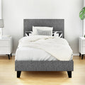 Artiss Single Bed Frame Grey NEO