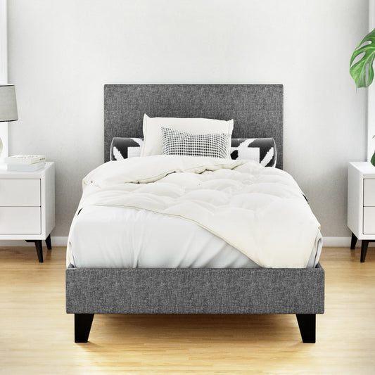 Artiss Single Bed Frame Grey NEO