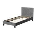 Artiss Single Bed Frame Grey NEO