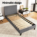 Artiss Single Bed Frame Grey NEO