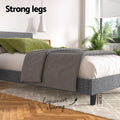 Artiss Single Bed Frame Grey NEO